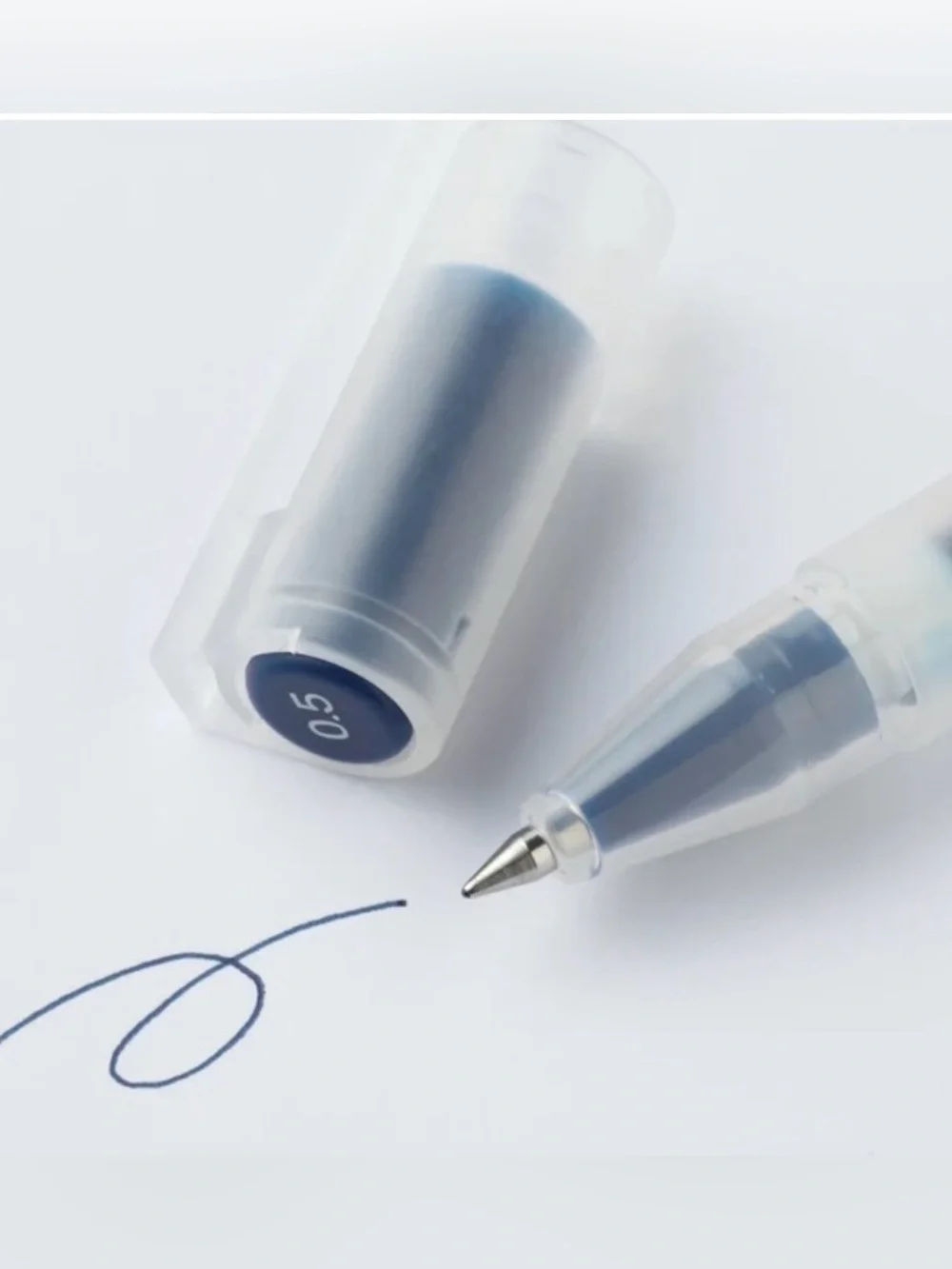 Muji Gel Pen 0.38 Blue Black 10-pack - New In Box